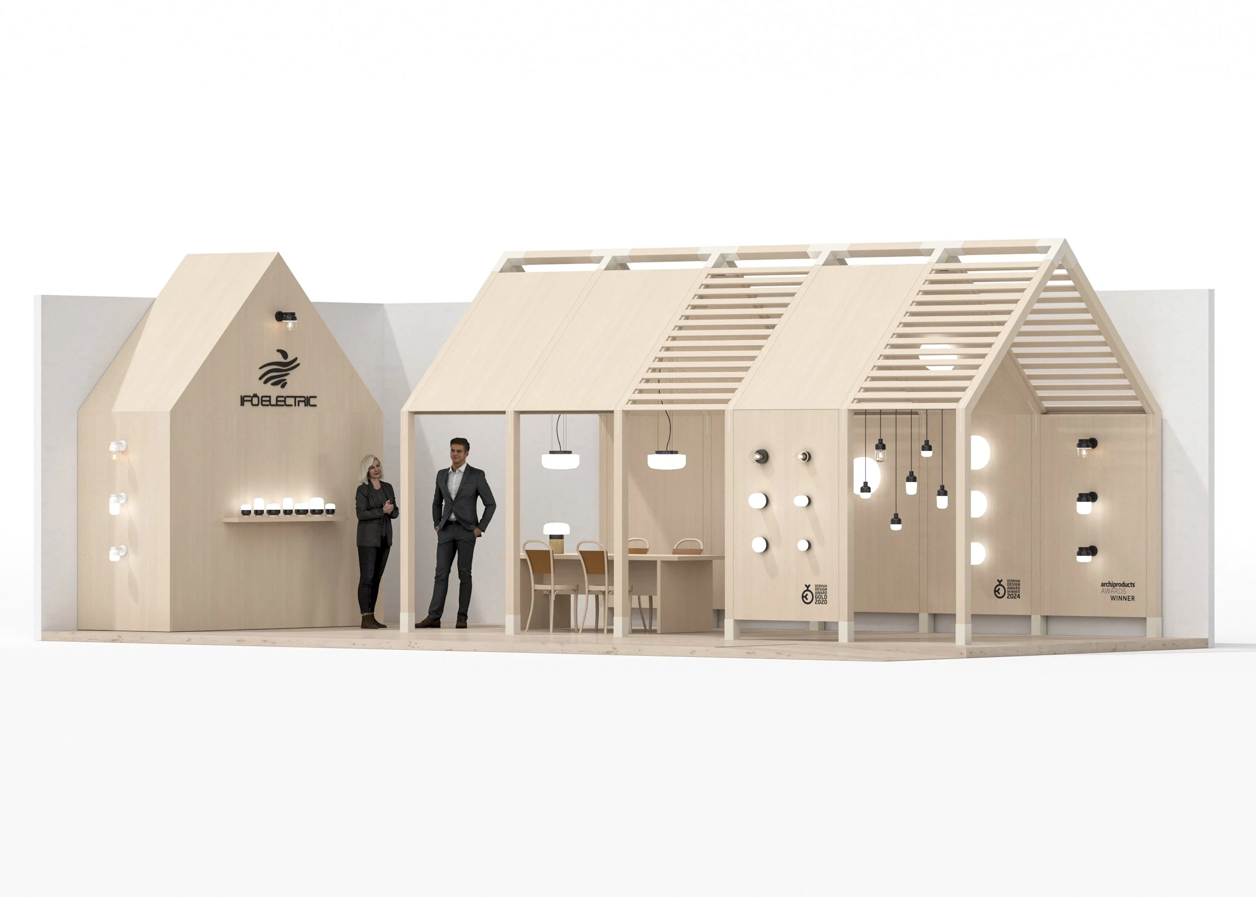 Ifö Electric exhibits at Euroluce 2025 in Milan, Italy